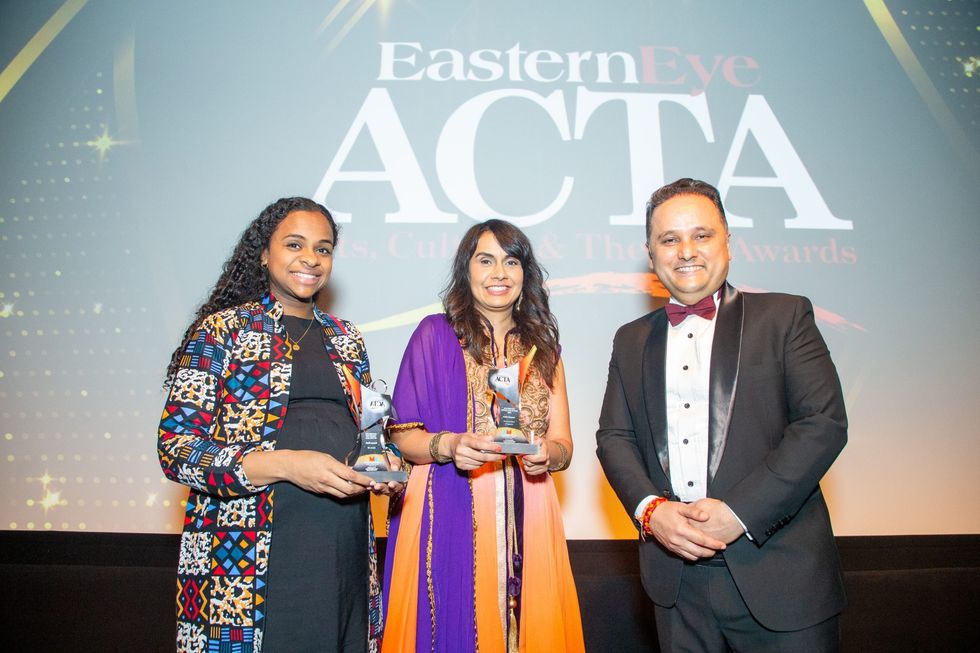 16 Fiction Hafsa Zayyan and Neema Shah with Amish Tripathi