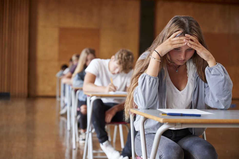 78 per cent of young people said exam pressure had negatively affected their mental health