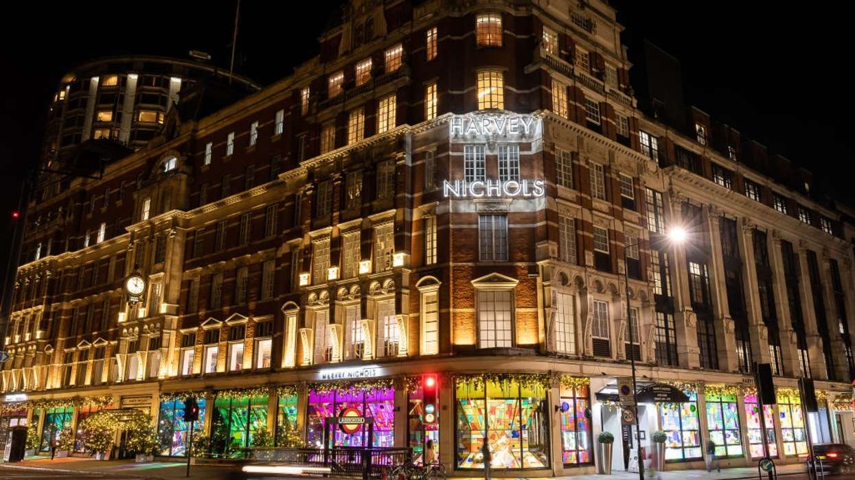 A Harvey Nichols store in London, England.