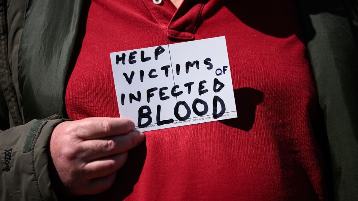 Infected blood victims’ families to get compensation