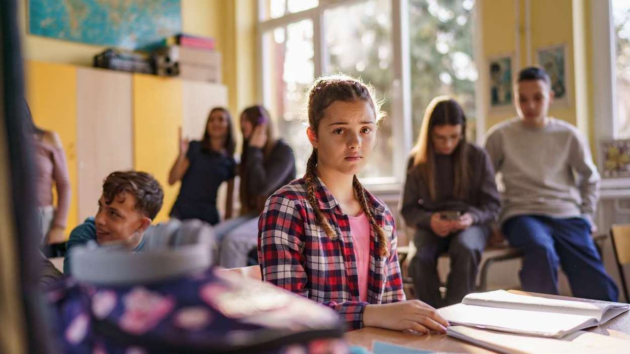 A not happy young girl