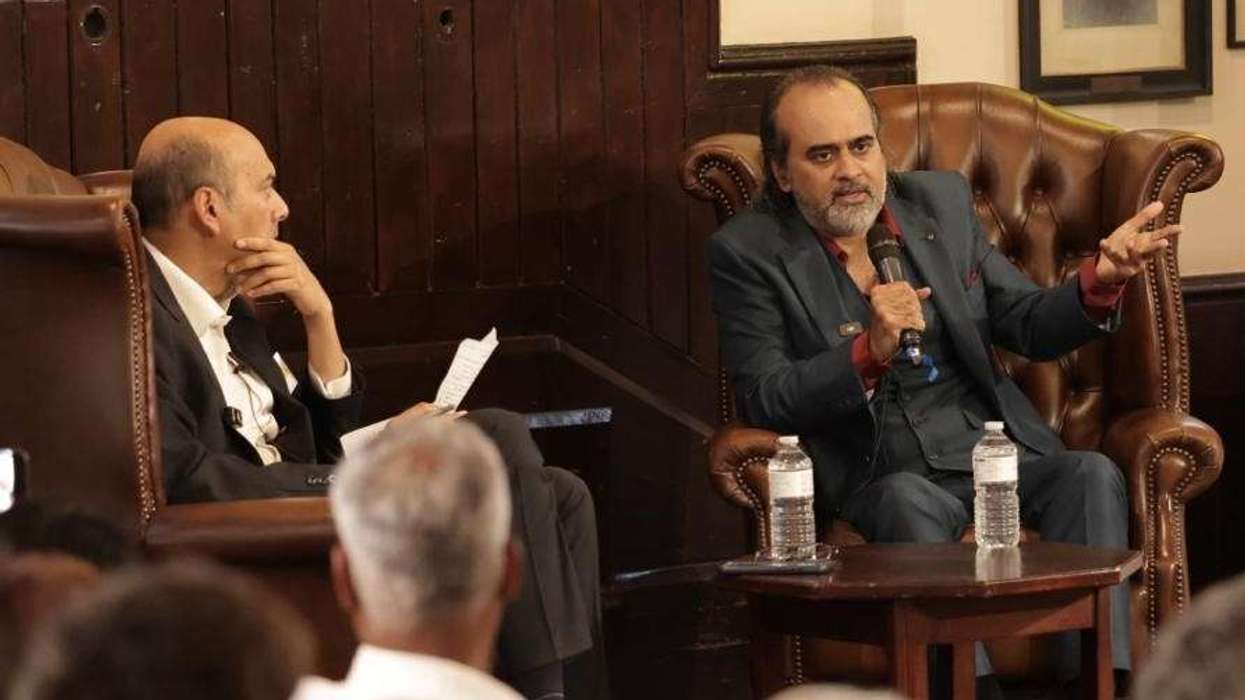 Acharya Prashant challenges global thinking on climate crisis at Cambridge Union