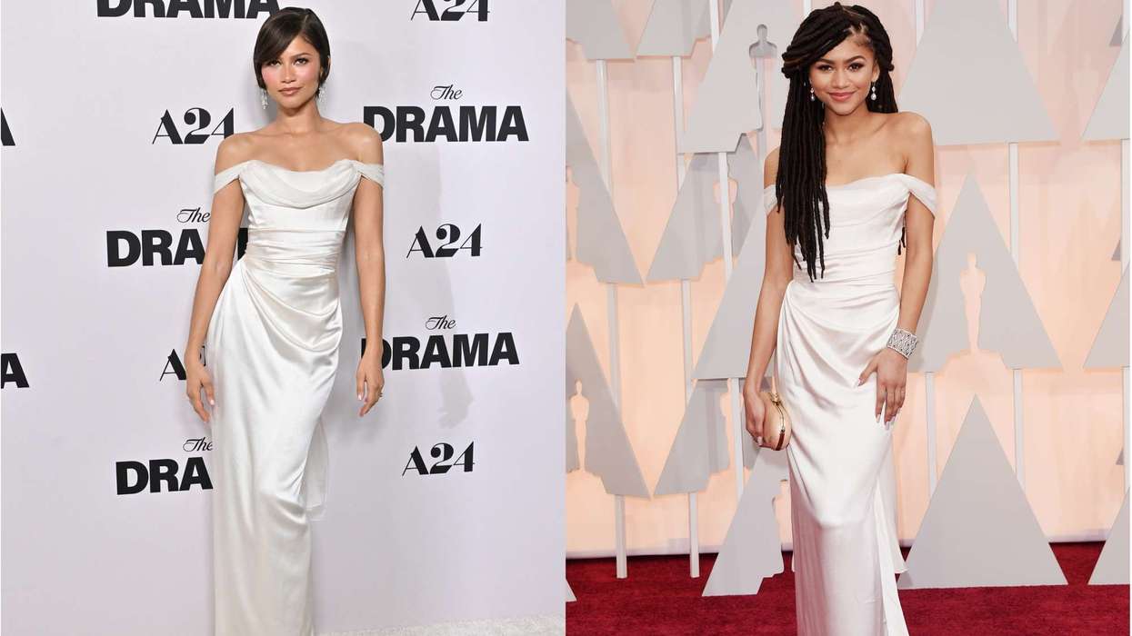Zendaya says it “felt right” to rewear her 2015 Oscars dress at 'The Drama' premiere