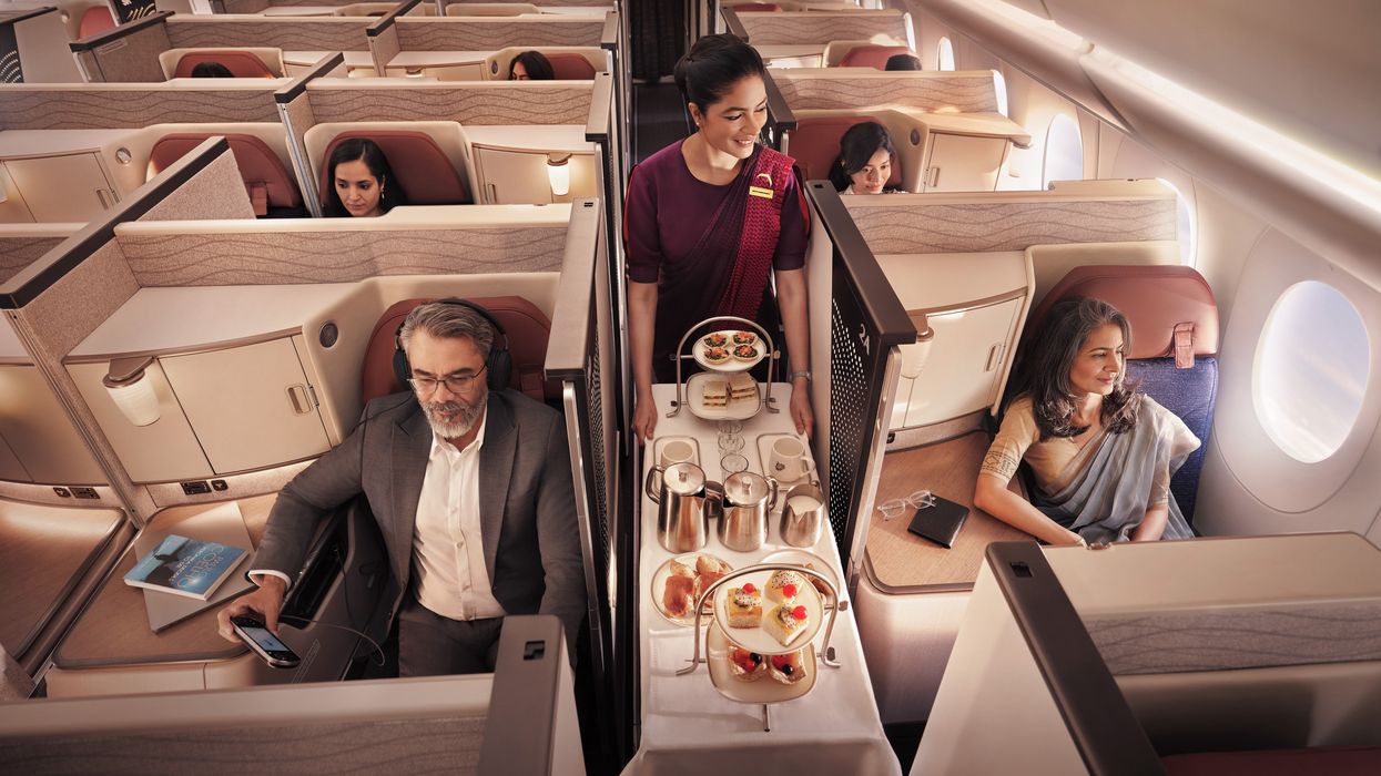 Maharaja service offers touch of
class in Air India’s business cabin