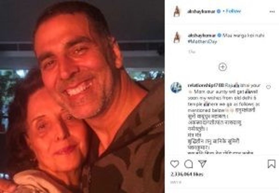 Akshay Kumar mother 3