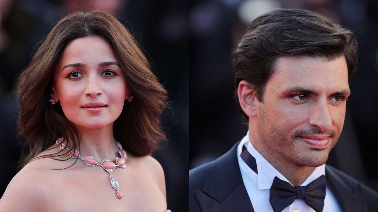 Alia Bhatt and Carlos Sainz