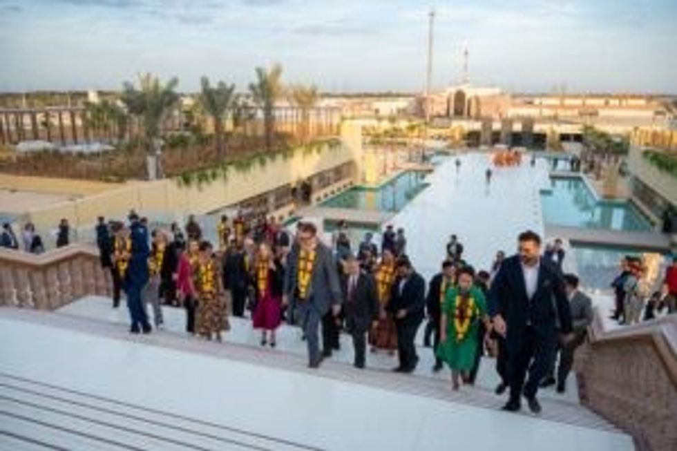 Ambassadors and diplomats from 42 countries visit Abu Dhabis BAPS Hindu Mandir 2