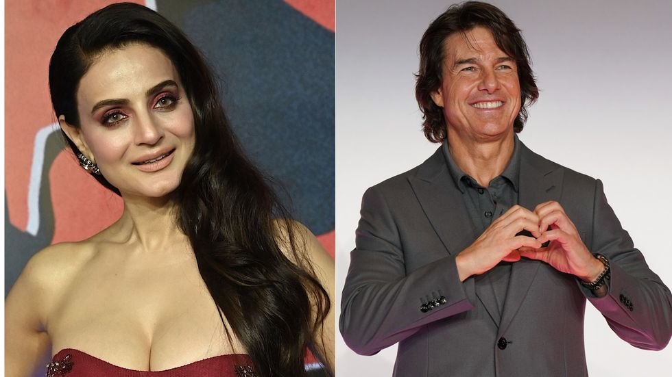 Ameesha Patel & Tom Cruise