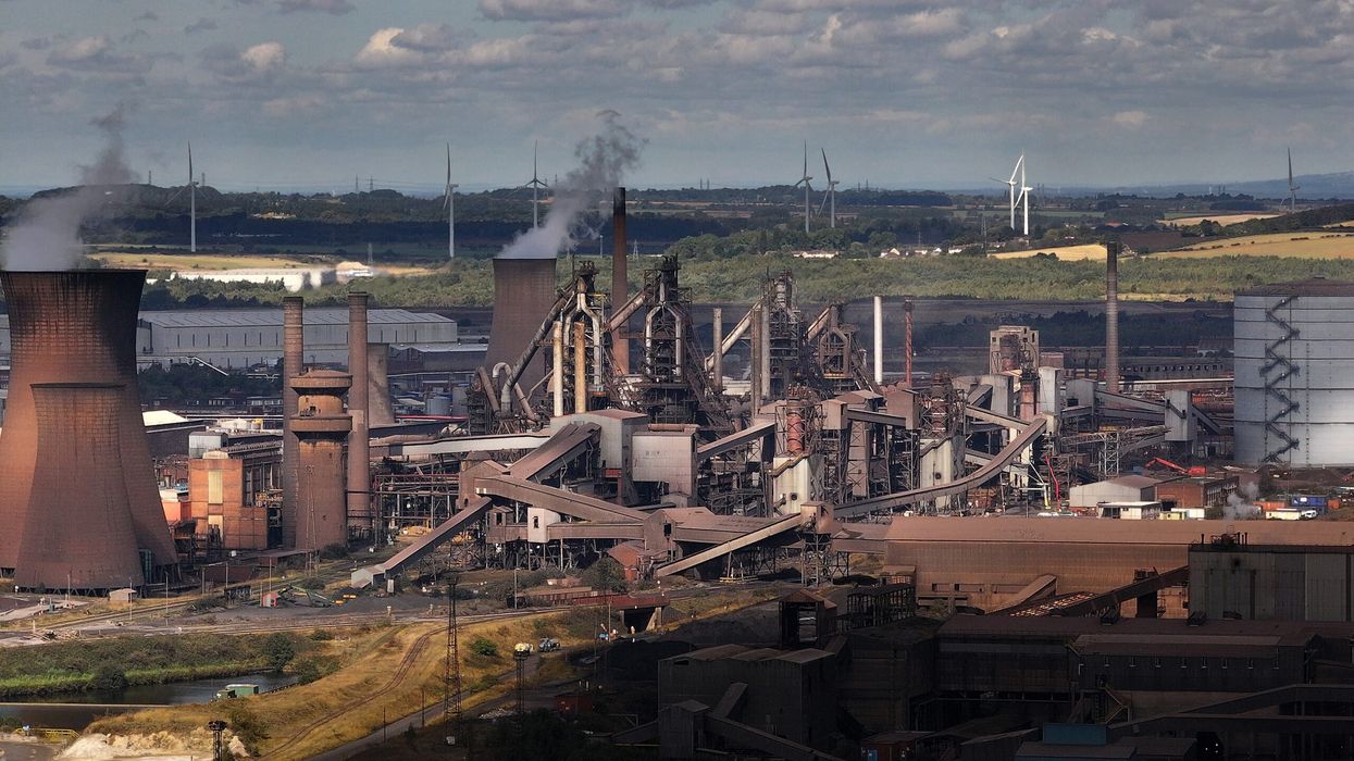 An aerial view of the British Steel Scunthorpe site on September 13, 2024. (Photo: Getty Images)