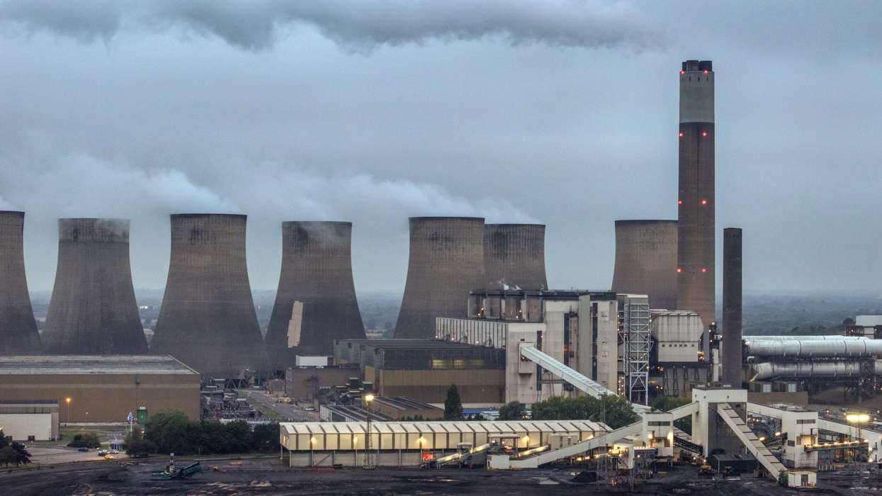 An aerial view of the Ratcliffe On Soar Power Station emitting steam on September 19, 2024 in Nottingham. (Photo: Getty Images)