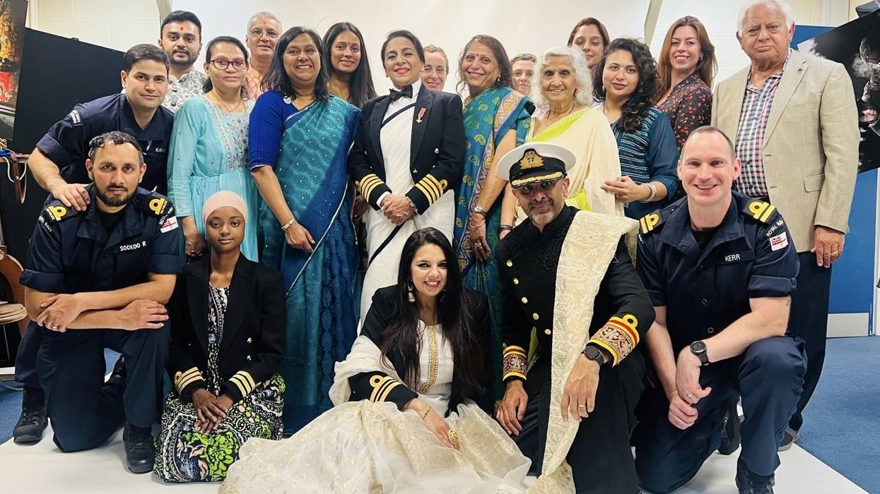 Royal Navy mess dress code now allows saris