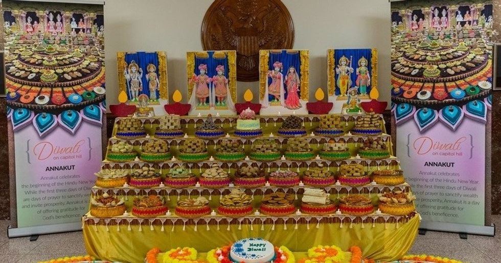 Annakut at the Dirksen Senate Office Building on Capitol Hill 2