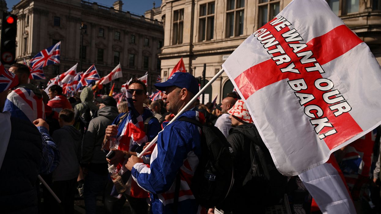 anti-immigration rally