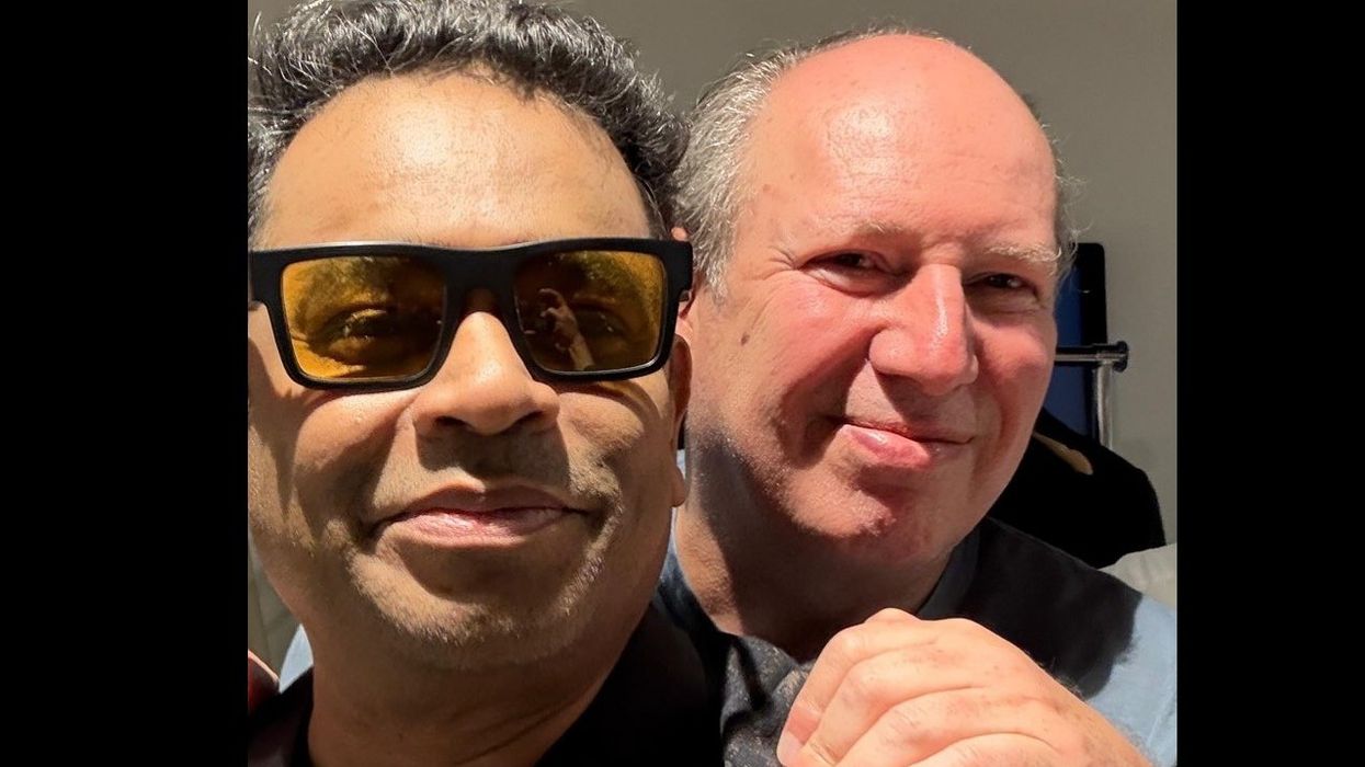 AR Rahman shares selfie with Hans Zimmer