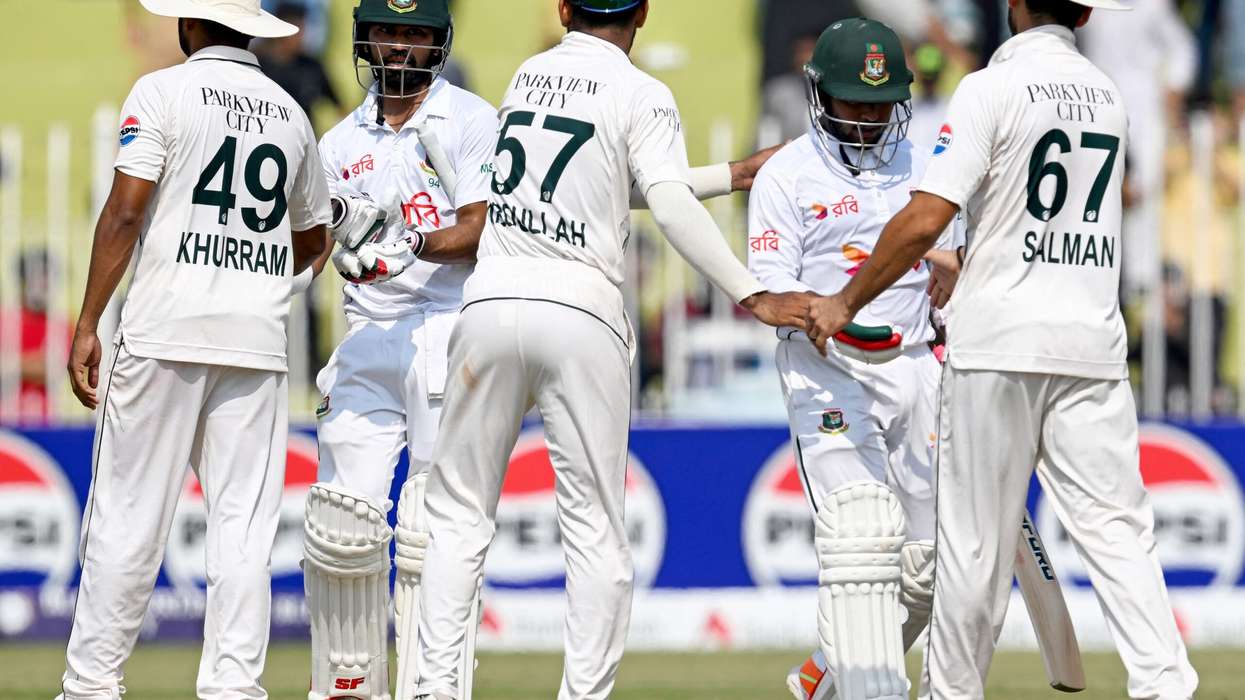 Bangladesh secured their first-ever Test win over Pakistan in in Rawalpindi. (Photo credit: Getty Images)