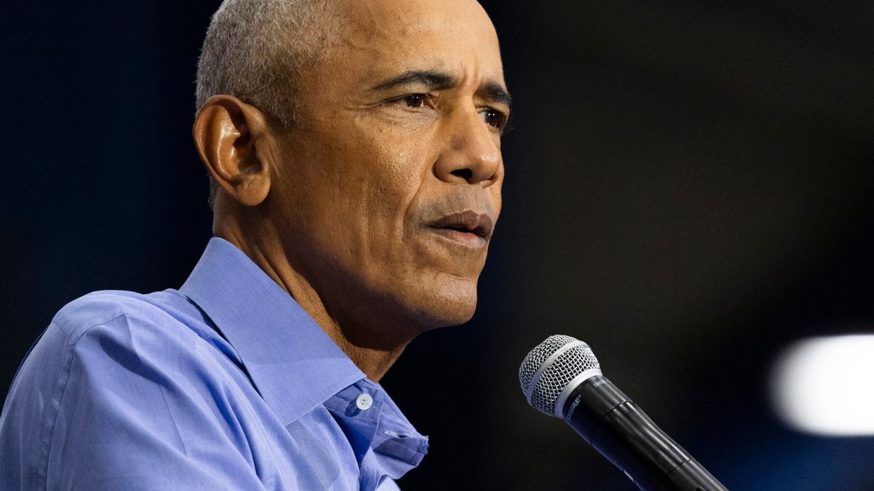 Obama lashes out at “crazy” Trump in first rally for Harris