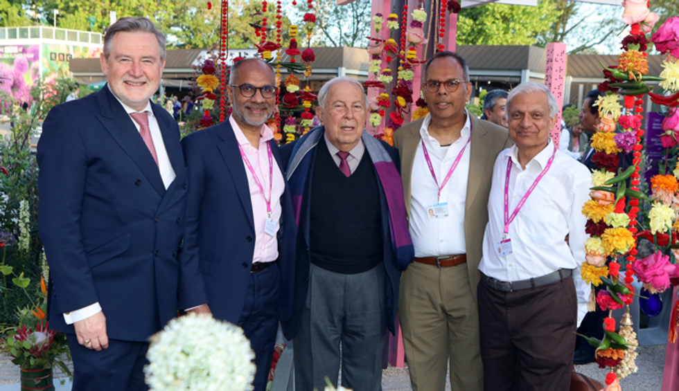 Barry Gardiner SRS Yusuf Hamied KRS Ramesh Kansagra