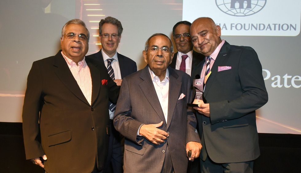 BEST ACTOR Bhasker Patel and GP and Ashok Hinguja Eastern Eye Arts Culture and Theatre Awards 024