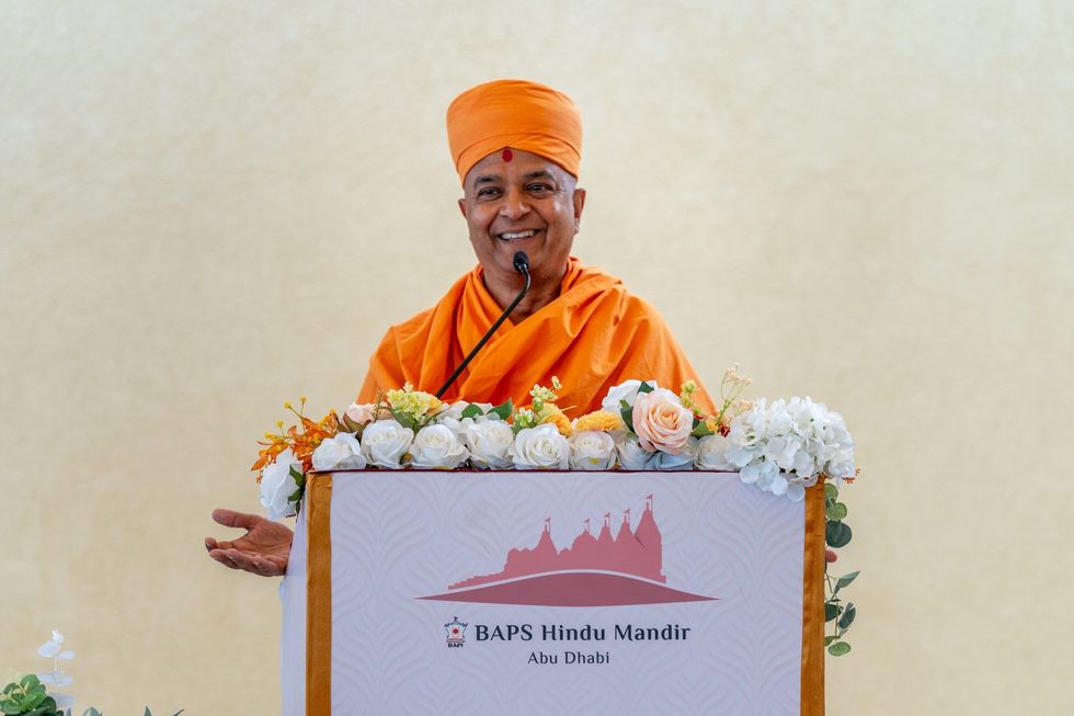 Brahmvihari Swami addresses Ambassadors from over 40 countries 3