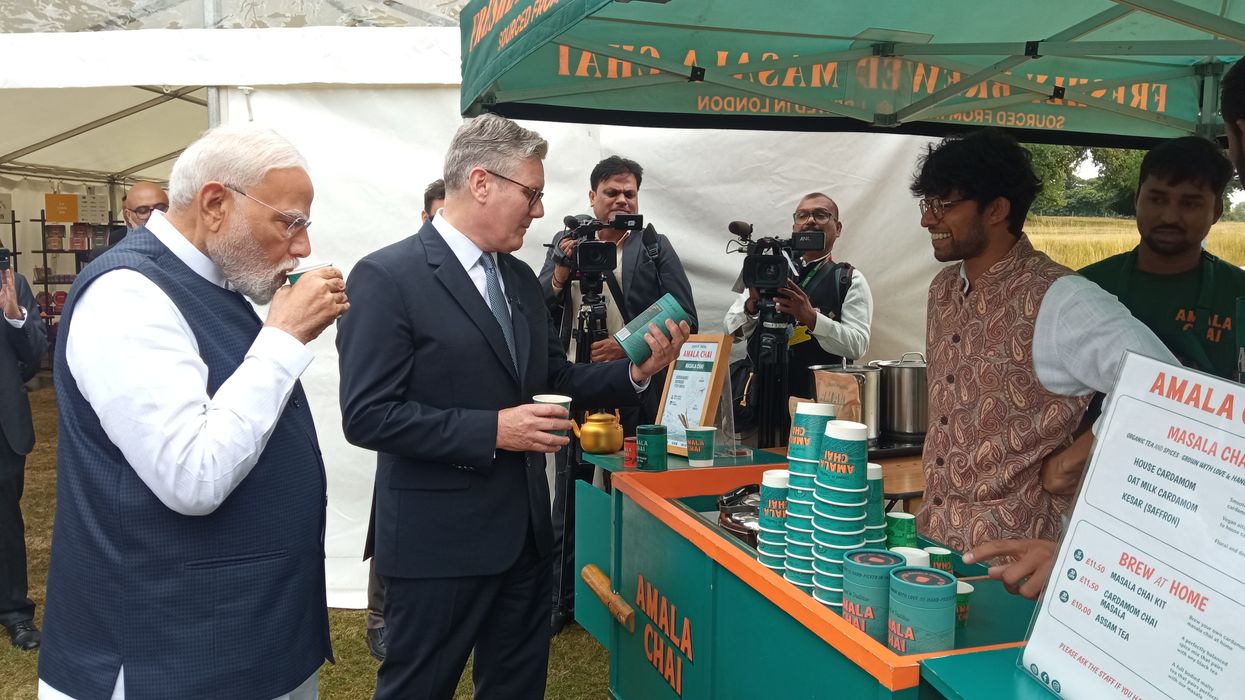 “From one chaiwallah to another”: Modi’s tea moment steals the show at Chequers