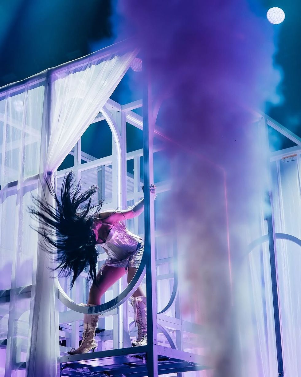 Camila Cabello corset mishap