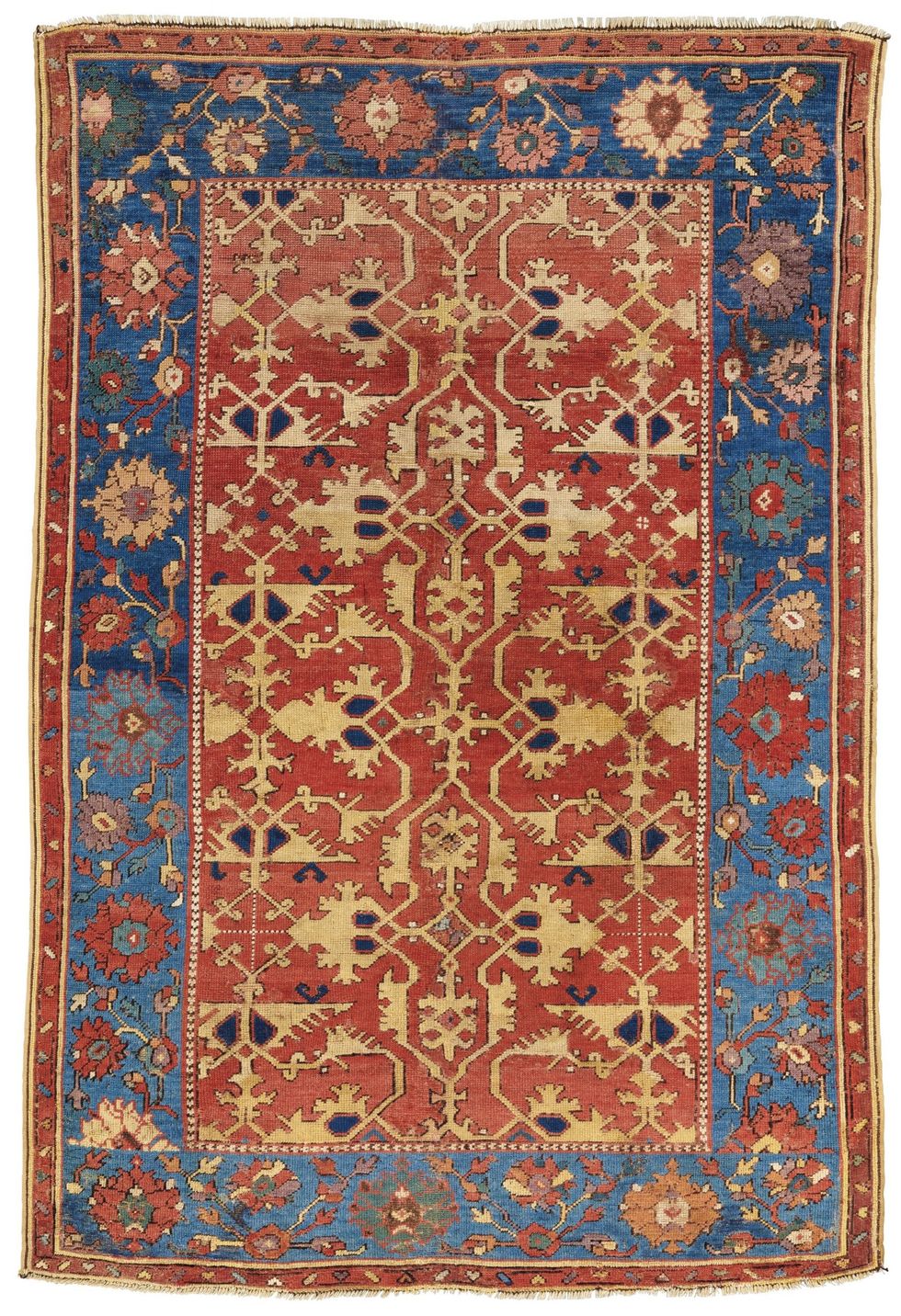Carpet one A LOTTO RUG PROBABLY USHAK WEST ANATOLIA