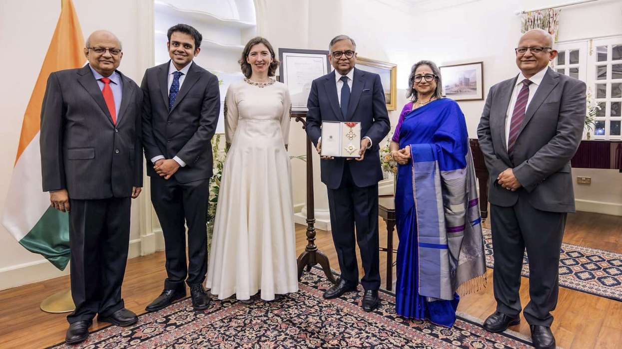 Tata's Chandrasekaran receives honorary knighthood from UK