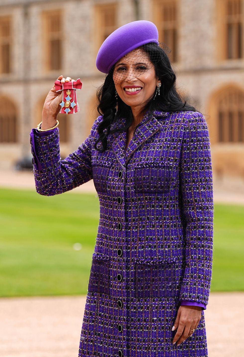 Chanel CEO Leena Nair Honored with CBE by Prince William at Windsor