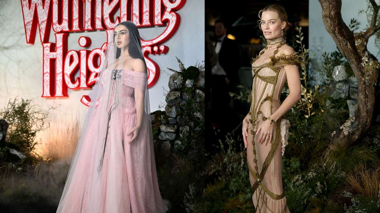 Charli XCX’s bridal pink Erdem gown meets Margot Robbie’s Victorian corset look at 'Wuthering Heights' premiere