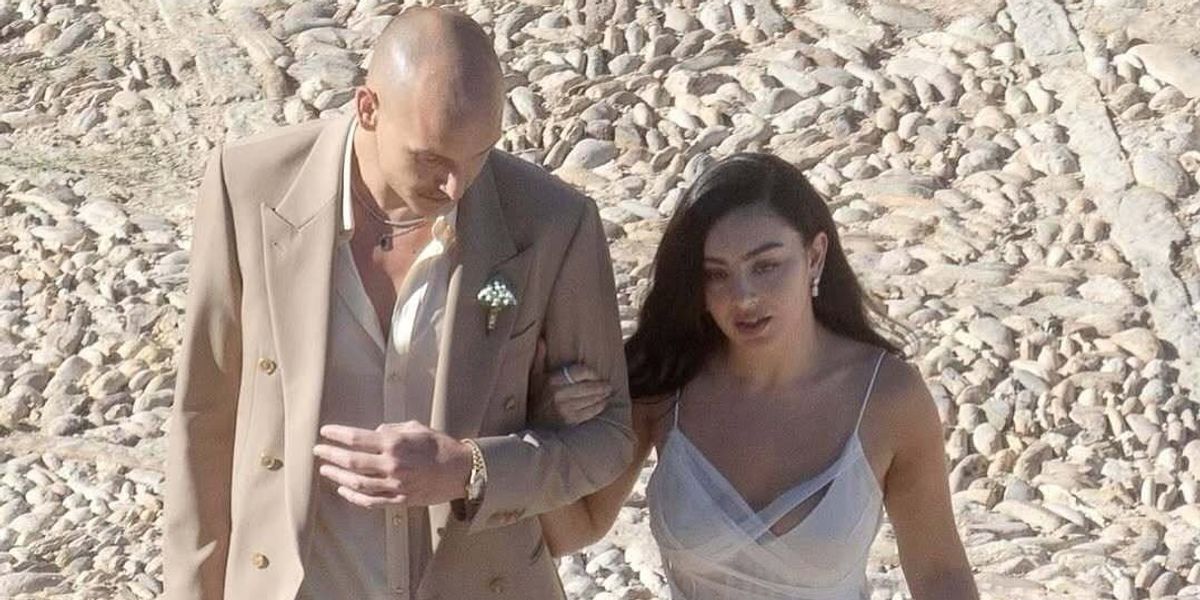 charli xcx wedding dress Get xcx's Effortlessly Cool Bridal Look Charli Xcx's Custom Silk Wedding