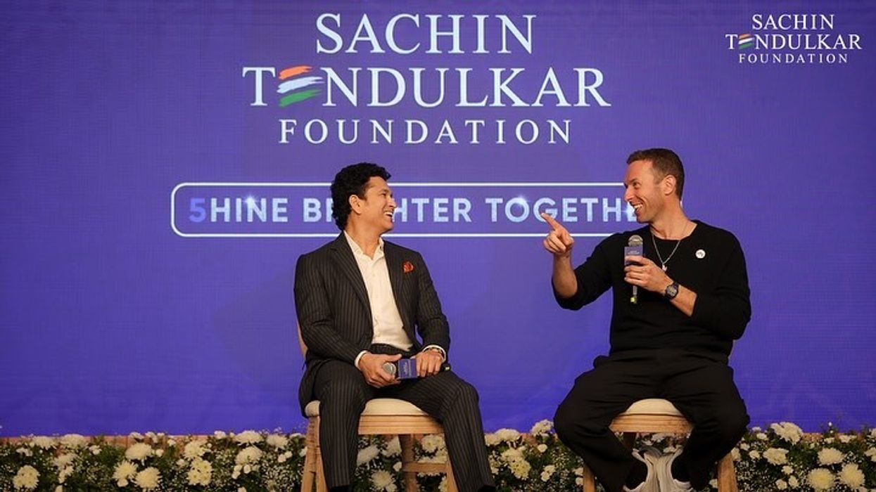 Chris Martin joins Sachin Tendulkar Foundation's 5th anniversary celebration
