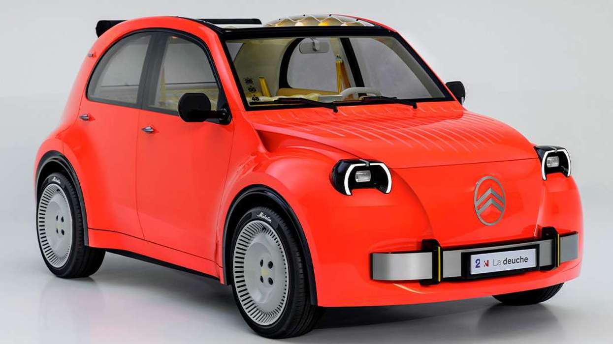 Citroën 2cv electric car