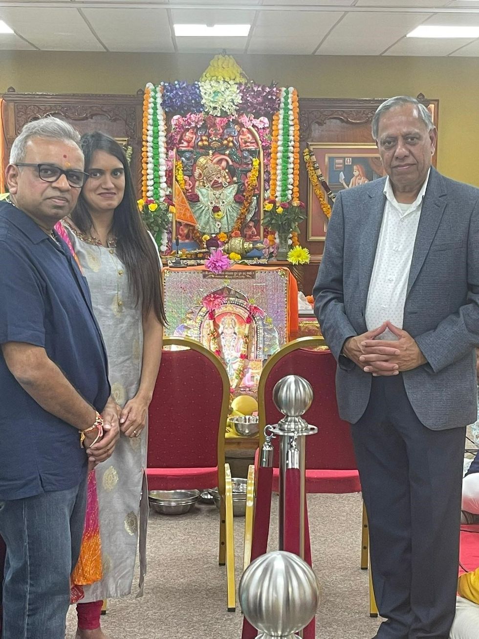 Cllr Nita Solanki and Cllr Mahendra Valand Belgrave