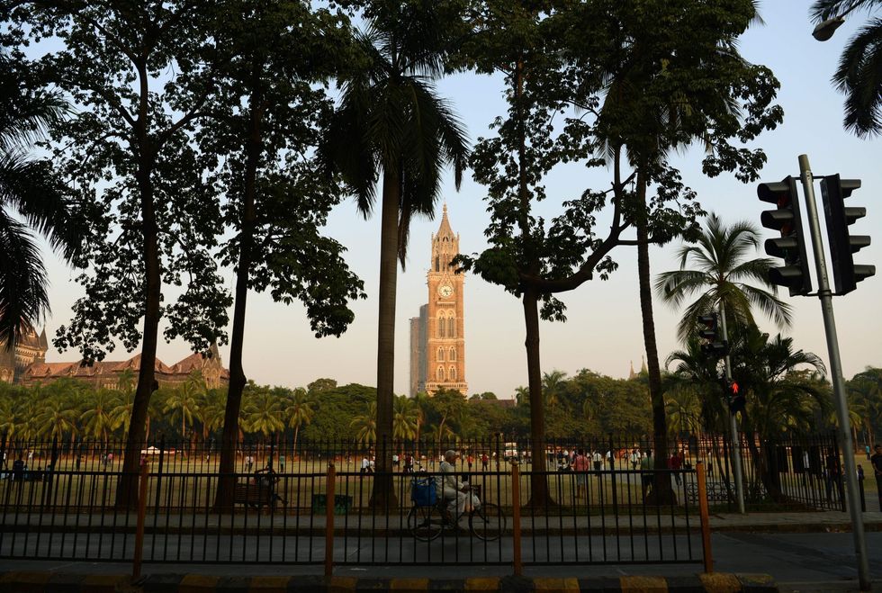 cricket practice near rajabai clock tower
