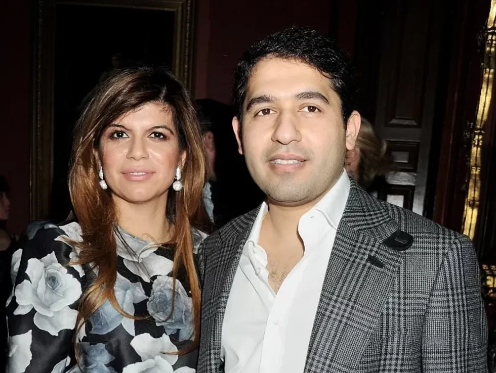 Cyrus right and Priya Vandrevala