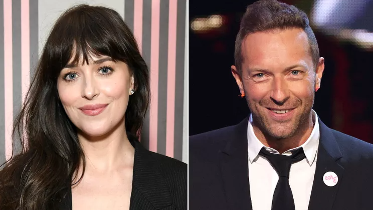 Dakota Johnson and Chris Martin