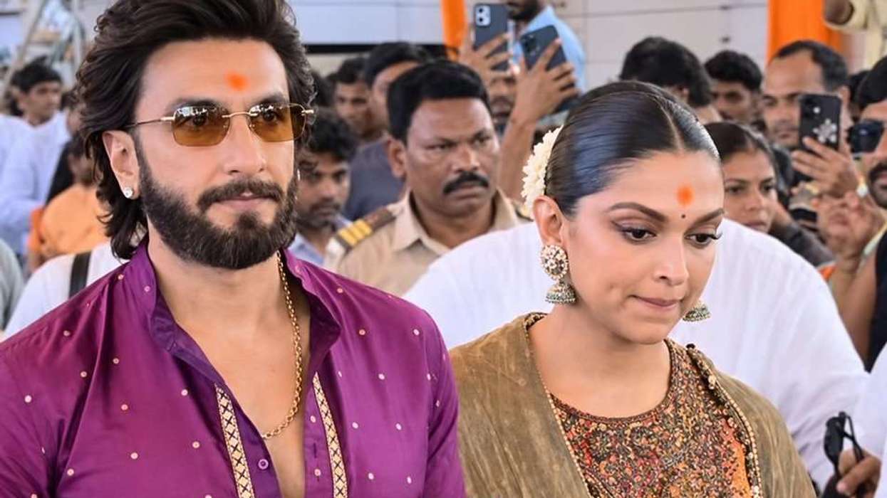 Deepika Padukone, Ranveer Singh visit temple ahead of second baby