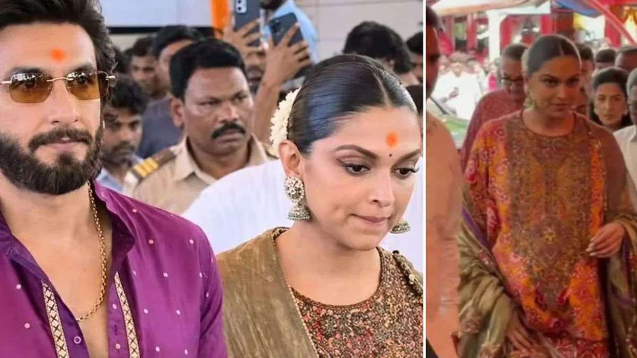 Deepika Padukone, Ranveer Singh visit temple ahead of second baby
