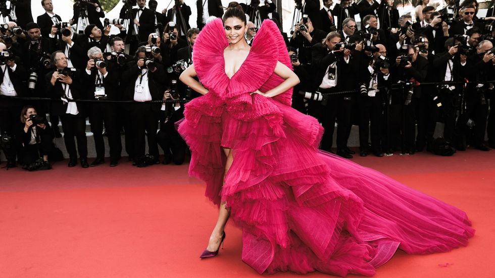Deepika Padukones Ashi Studio gown is one of the biggest at Cannes 2018