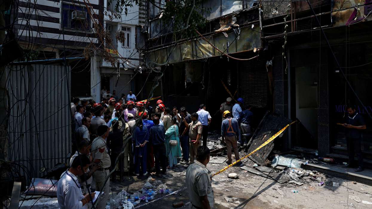 Delhi fire