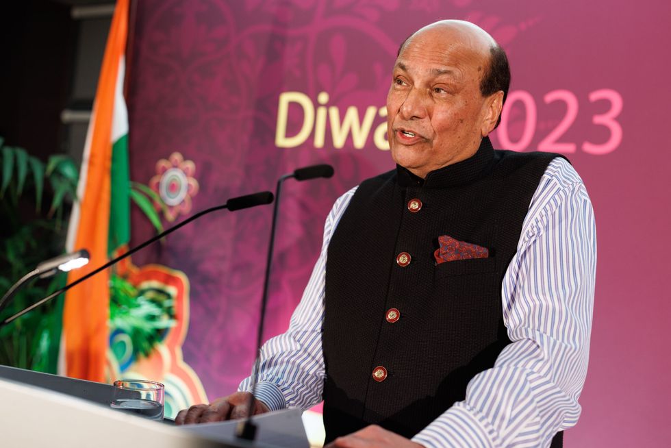 Diwali in Cardiff Honorary Consul for India in Wales Raj Aggarwal