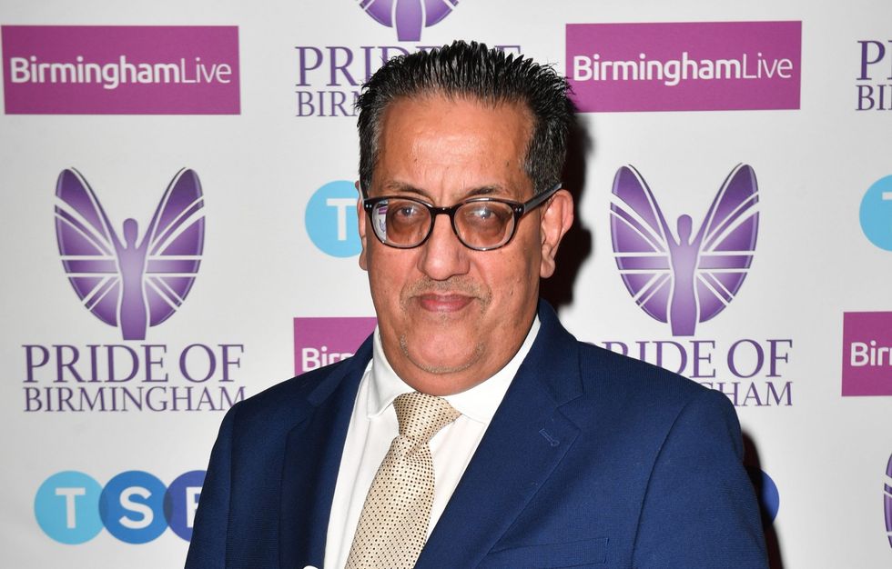DP Comment Church Nazir Afzal with the Lifetime Achievement award in the Pride Of Birmingham Awards 2022 at University of Birmingham on March 2022 Copy