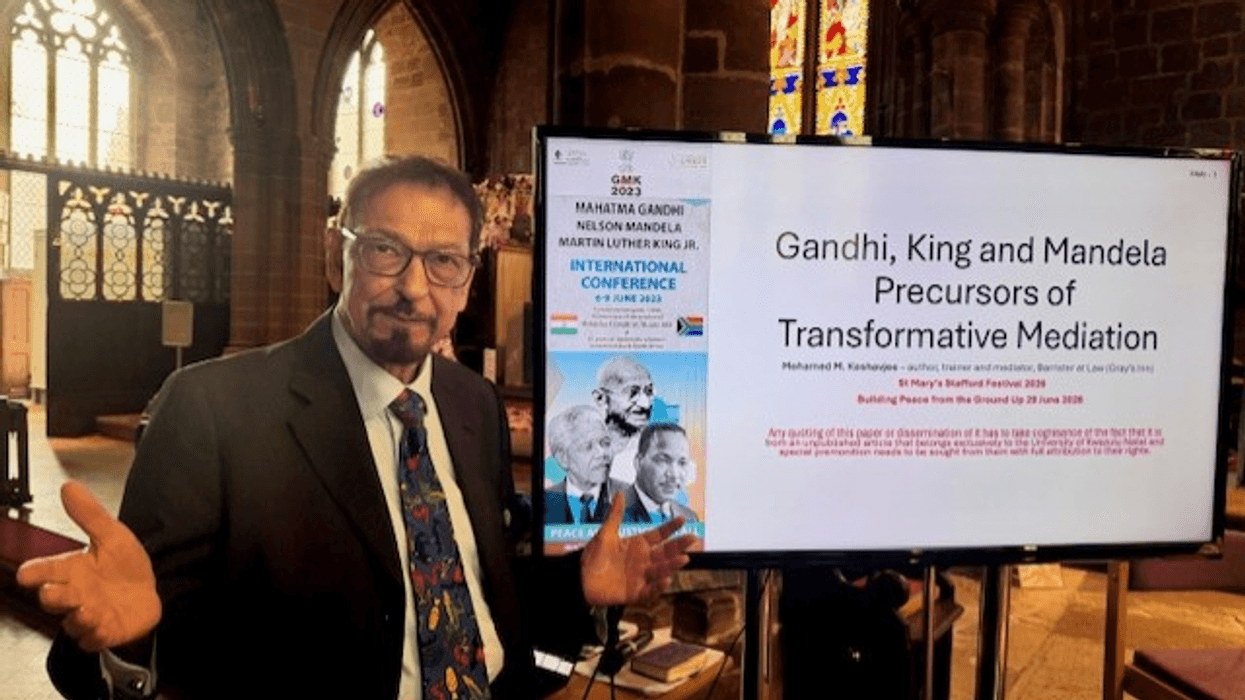 Gandhi's legacy of peace takes centre stage at Stafford festival
