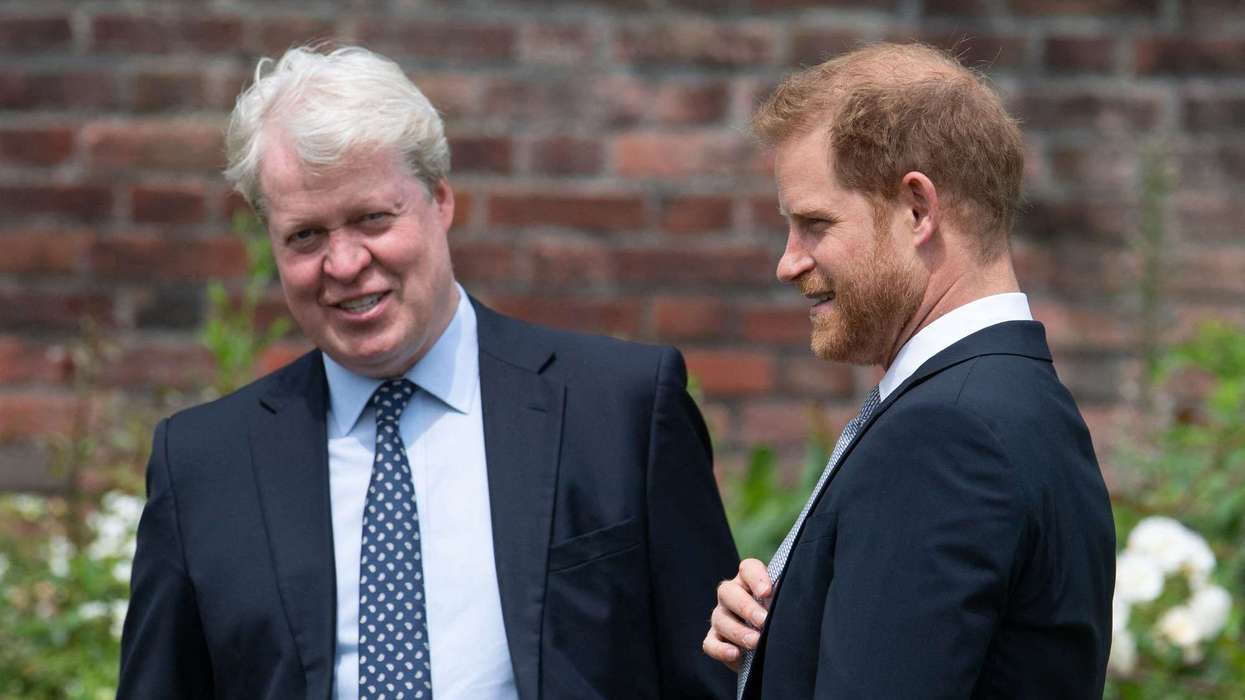 Earl Spencer and Harry