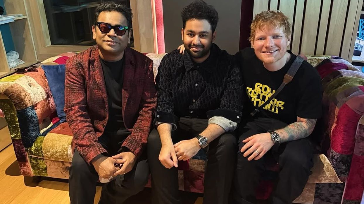 Ed Sheeran joins AR Rahman for epic jam session in Chennai ahead of concert