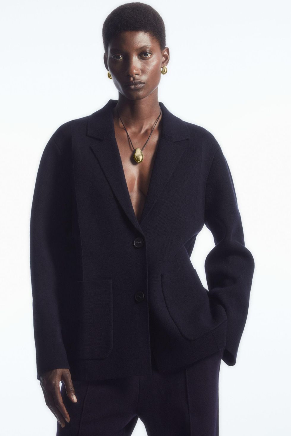 Elevated basics Knitted Wool Blazer Cos 135