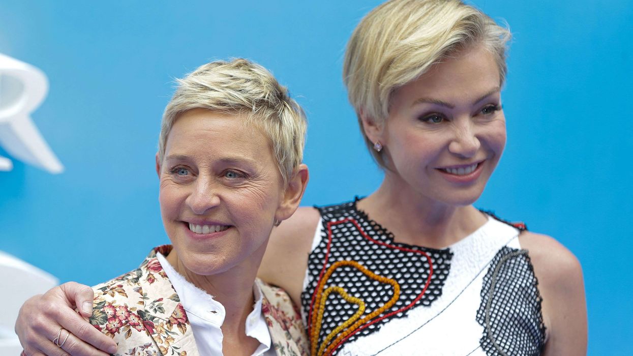 Ellen DeGeneres and actress Portia de Rossi