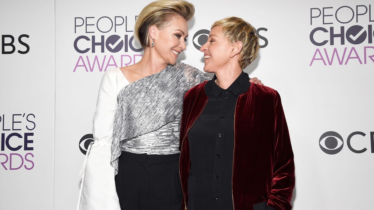 Ellen DeGeneres and Portia de Rossi