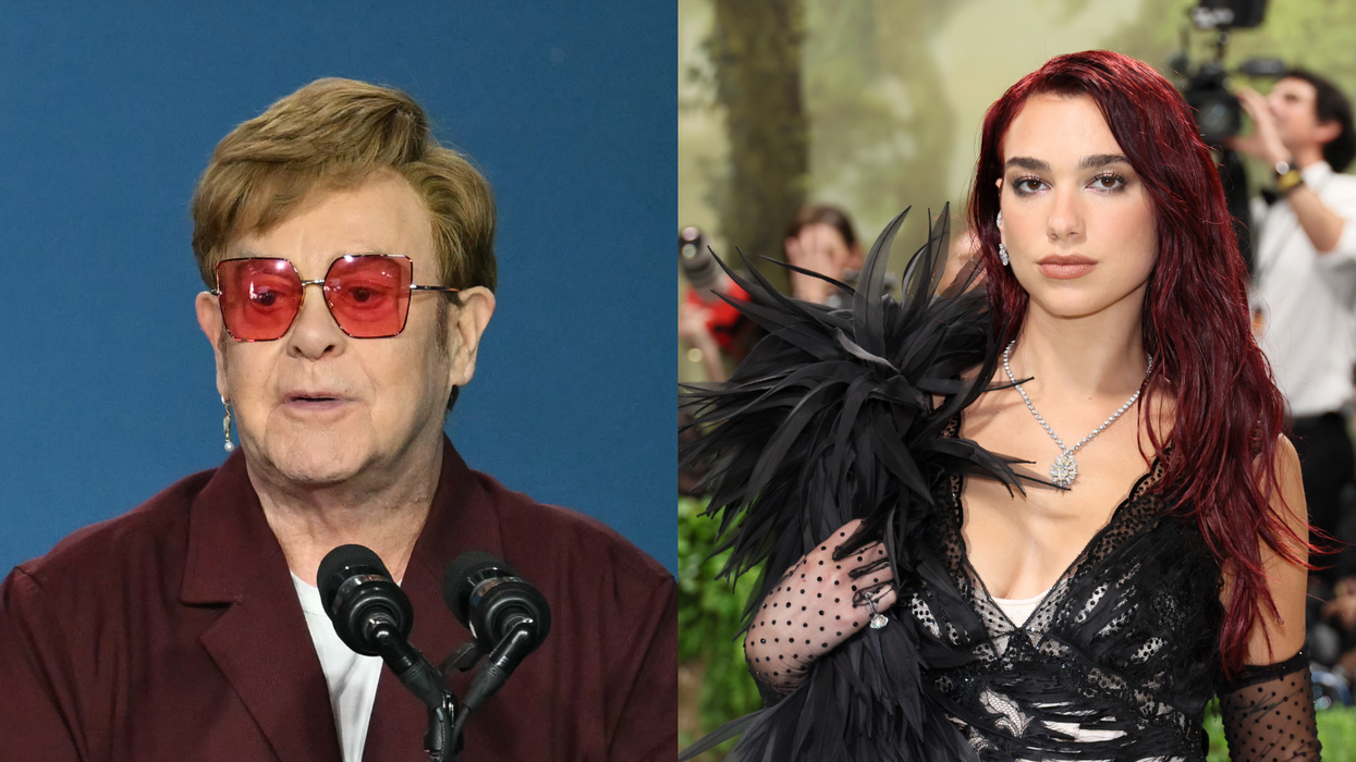 Elton John and Dua Lipa