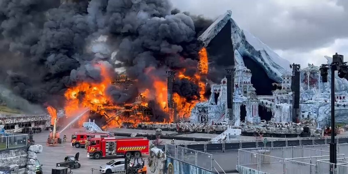 Tomorrowland stage destroyed in massive fire as crew witness years of work lost in minutes